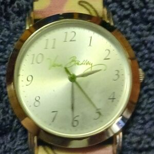 Vera Bradley Pink and Gold Watch